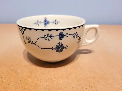 Buy Vintage Furnivals Ltd  Denmark  (Blue) Large Breakfast Cup. Good Condition. • 4.49£