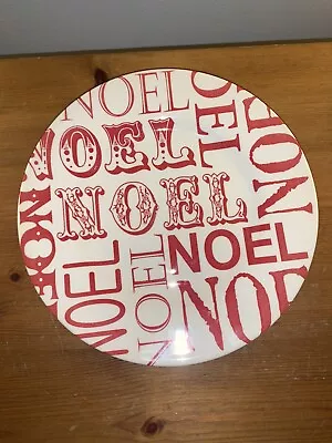 Buy Christmas Noel Plate 8.4 In’s Salad VGC Red Paint Flawed Royal Stafford Burslem • 9.99£