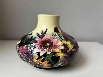 Buy Old Tupton Ware Summer Bouquet Squat Vase Hand Painted Floral Design • 15£