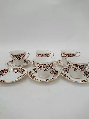 Buy Vintage Rare Colclough Royale Bone China Floral 11pc Tea Cup & Saucers Set  • 4.99£