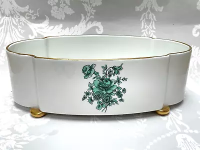 Buy Vista Alegre Oval Porcelain Jardiniere Planter Or Table Centrepiece Portugal VGC • 39.99£