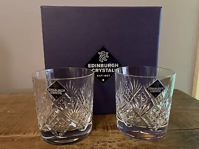Buy Edinburgh Crystal Cut Pair Of Tay Whisky Tumblers ( Boxed )  • 29.99£