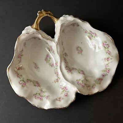 Buy Antique French Porcelain Oyster Plate • 48.04£