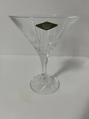 Buy Lead Crystal  Water Goblets Set Shannon 24% Goblets Martini Czech Original Label • 16.18£