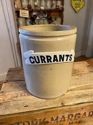 Buy Vintage Heavy Stoneware Bourne Denby Kitchen Storage Jar – Currants – • 39.99£