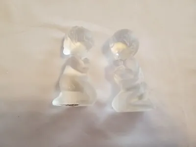 Buy Fenton Glass | Satin Boy & Girl Praying Figurines 3 1/2  • 11.36£