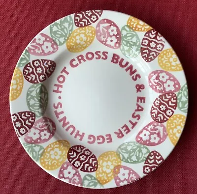 Buy Emma Bridgewater Easter Egg Hunt & Hot Cross Bun PLATE 8.5” 2nd Quality • 25£