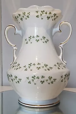 Buy Royal Tara Shamrock Design Double Handled Vase Pre Owned • 14.99£