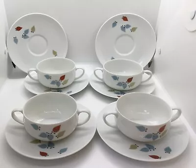Buy Thomas Bavaria Set Of Four Soup Cups And Saucers Plus Two Extra Saucers • 20£