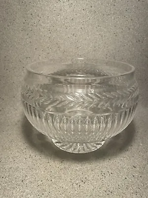 Buy Crystal Glass Bowl Fruit Or Posy Bowl Cut Glass Classic Style Traditional • 8.99£