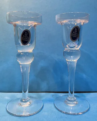 Buy 2-royal Doulton Crystal Glass Candle Holders • 20£