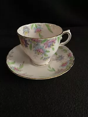 Buy Tuscan Pale Pink Floral Teacup & Saucer… Fine English Bone China • 23.58£
