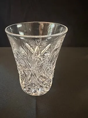 Buy American Brilliant Period ABP Cut Glass Tumbler Glasses Cups - Heavy Cutting • 28.77£