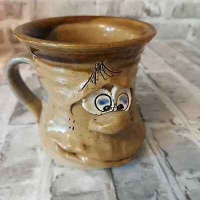 Buy Pretty Ugly Mug Ugli Stoneware Mug Vgc Pottery Ceramic Funny Face • 1.99£