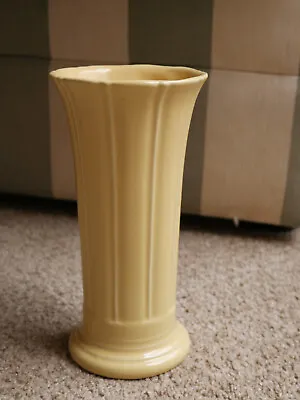 Buy Fiesta Ware Pale Yellow Small Vase 8  Fluted Flare Retired • 76.71£