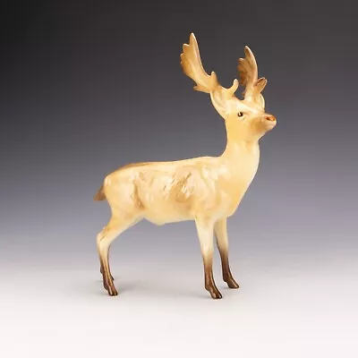 Buy Beswick Pottery - Hand Painted Stag Deer Figure • 19.99£