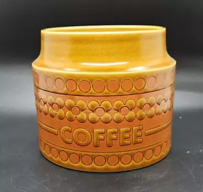 Buy Hornsea Saffron Small Coffee Storage Jar 1970's Vintage Retro NO Lid • 8.99£