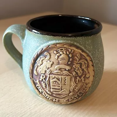 Buy OXWICH CASTLE Mug Hand Made Clay Pottery Swansea Gower Wales Perfect Condition • 5.95£