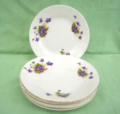 Buy 6 Tuscan China Side Plates - Violets - Smooth Rim - 17.5 Cm (7 ) Diameter • 5.99£