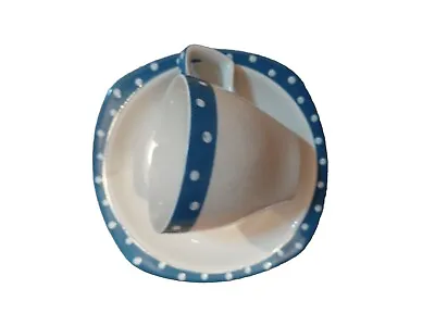 Buy Stylecraft Midwinter Blue Domino By Jessie Tait Cup And Saucer • 10£