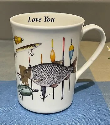 Buy Staffordshire Heritage Fine Bone China Mug Fishing Angling Love You Gift Idea • 10£