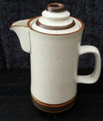 Buy DENBY England Pottery Potters Wheel Design Stoneware Coffee Pot PO102 • 9.99£