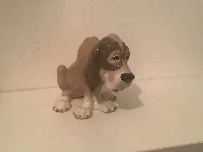 Buy Vintage Szeiler Studio Pottery England Sad Bloodhound Dog Figurine 4” Tall Vgc • 9.99£