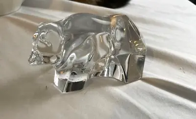 Buy Baccarat Crystal Bear Cub Oursons Wall Street Figurine Paperweight • 95.02£