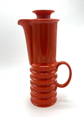 Buy 1969 Carlton Ware Wellington ORANGE Ceramic Coffee Pot, Space Age Vintage MCM • 119.15£