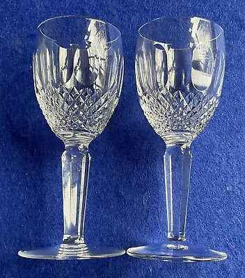 Buy FINE PAIR Of WATERFORD COLLEEN LONG STEM SHERRY GLASSES # • 25£