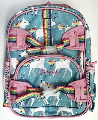 Buy Pottery Barn Kids Mackenzie Mini Backpack Aqua Unicorn Parade *georgia* New Prek • 17.42£