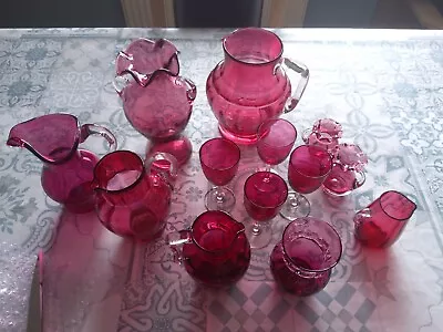 Buy Antique Cranberry Glass Selection • 30£