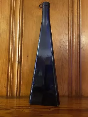 Buy 13.5” Cobalt Blue Boho Bottle Vase~ VINTAGE & BEAUTIFUL!!!! • 28.49£