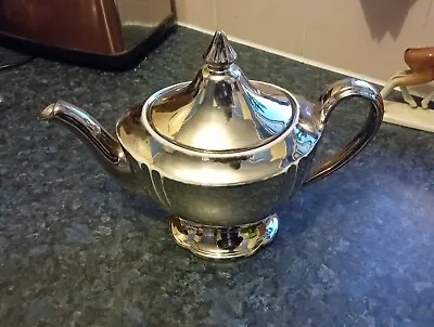 Buy Royal Winton China Grimwades Silver Glaze Ceramic Teapot /silver Lustre... • 49.95£
