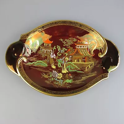 Buy Carlton Ware Rouge Royale Dish Fruit Bowl Plate. Vintage Pottery. Red. 2163 1197 • 19.99£