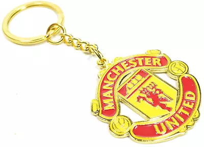 Buy Manchester United Crest Keyring Official Merchandise Man Utd FC Football Gift • 5.90£