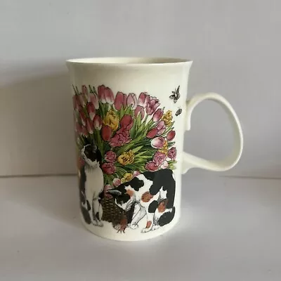 Buy Dunoon Cats Mug Cup Sophisticats Fine Bone China Sue Scullard Garden Flowers • 5£