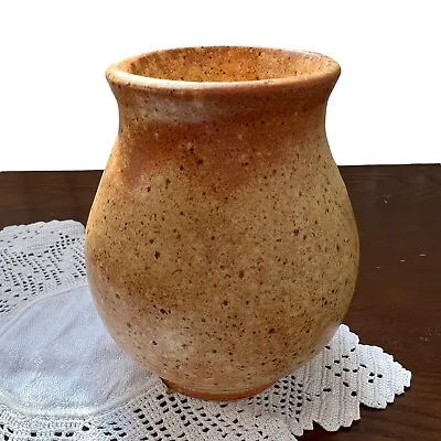 Buy Vintage Ribeiro Vallauris France Small Orange Stoneware Vase 4x3.5” Used Vgc • 22.50£