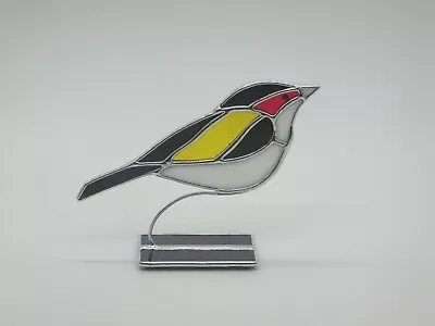 Buy Stained Glass Freestanding Goldfinch British Bird Suncatcher Gift/Home Ornament • 26£