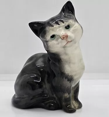 Buy Vintage Beswick England Seated Gray Tabby Kitty Cat Figurine 3  Tall • 16.03£