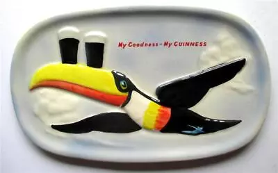 Buy Rare Carlton Ware Guinness Advertising Tray With Toucan • 42£
