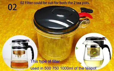 Buy Heat Resistant Glass Tea Pot Chinese Teaware Tea Set Puer Kettle Glass Pot • 11.34£