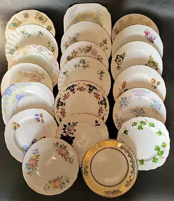 Buy Job Lot 20 Vintage China Side Plates Wedding Party Tearoom Set B • 30£