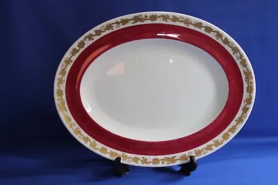 Buy   Wedgwood Bone China - Oval Platter - Whitehall Ruby Pattern   • 17.49£