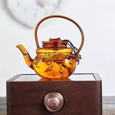 Buy Borosilicate Glass Chinese Teapot Tea Kettle Kung Fu Teapot Heat Resistant Tea • 14.24£