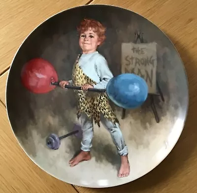 Buy Johnny The Strong Man - McClelland Childrens Circus Plate - Box + Cert Knowles • 5£