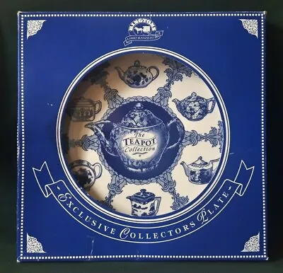 Buy Masons Teapot Collection Plate Ironstone Collector Plate In Blue And White Boxed • 25.95£
