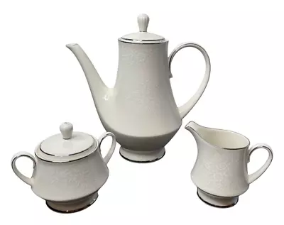 Buy Vintage Noritake AFFECTION 7192 Coffee Tea Server Creamer Lidded Sugar Bowl Set • 191.69£