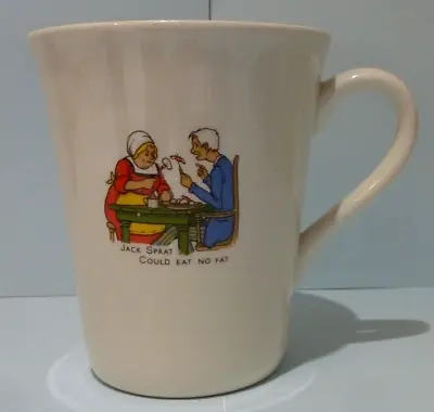 Buy Nursery  Rhyme Ware . Childs Mug.. 1950-1960s  .Vintage. Jack Spratt. • 8.50£