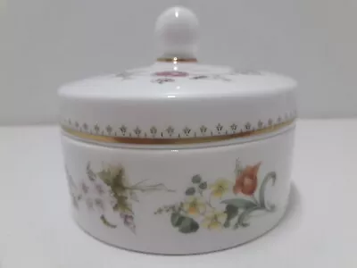 Buy Wedgwood Mirabelle Bone China Floral Trinket With Lid Ring Box Porcelain Jar • 9.99£